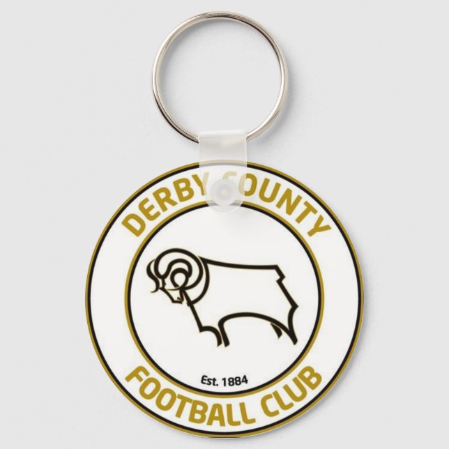 Derby County Logo Keychain (Front)