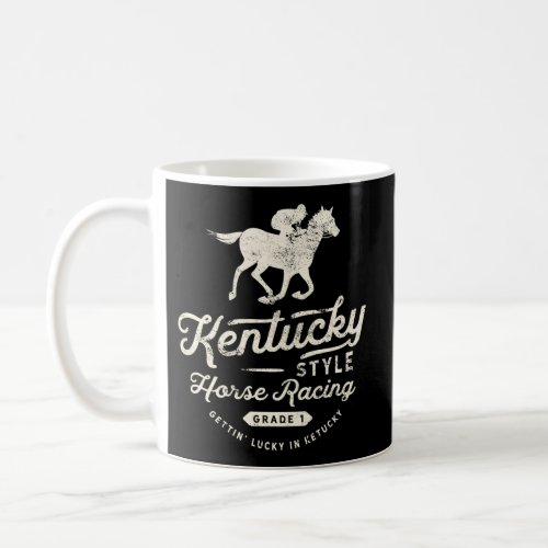 Derby Day Kentucky Style Horse Racing Coffee Mug