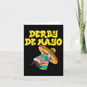 Derby De Mayo Pinata Cinco De Mayo Mexican Fiesta  Card
