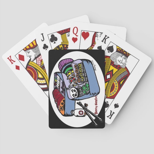 derby for lunch poker cards (Back)