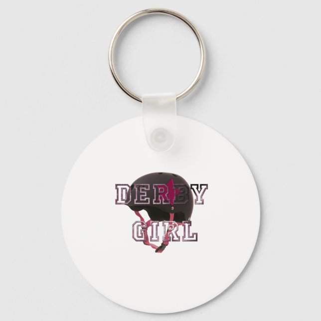 Derby Girl Keychain (Front)