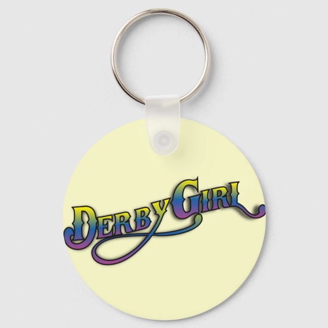 Derby Girl Keychain (Front)