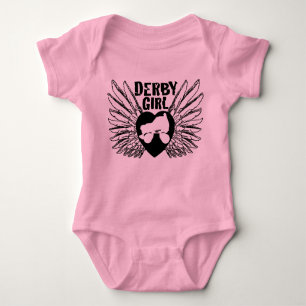 Derby Girl, Roller Derby Baby Bodysuit