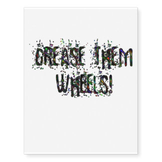Derby:Grease them wheels! tattoo