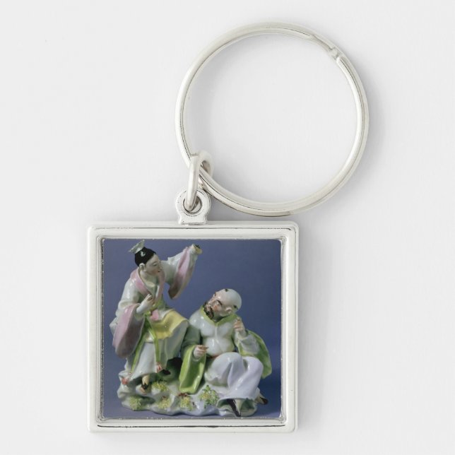 Derby group, early Blanche period, c.1750-54 Keychain (Front)