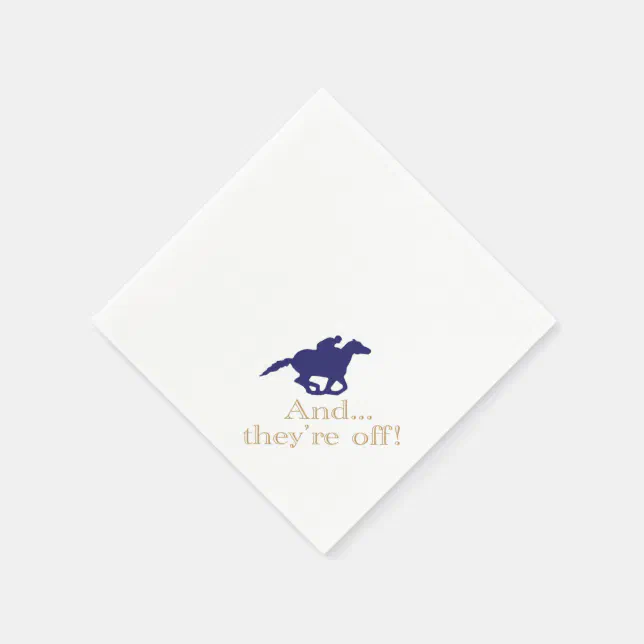 Derby Horse Racing Paper Napkins | Zazzle