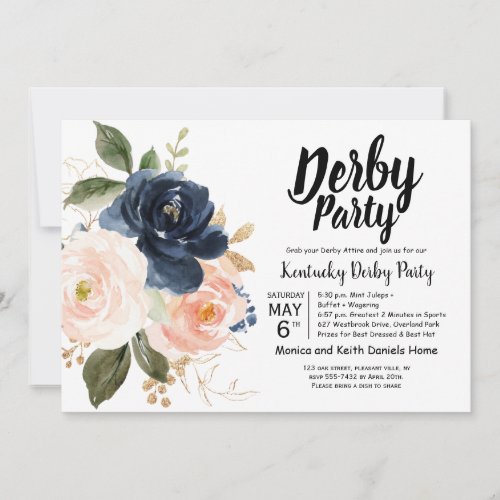 Derby Horse Racing Party Invitation