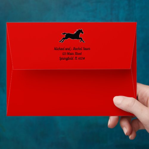 Derby Horse Racing Roses Stripes Envelope