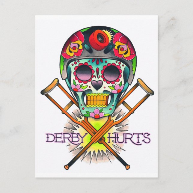 Derby Hurts Postcard (Front)