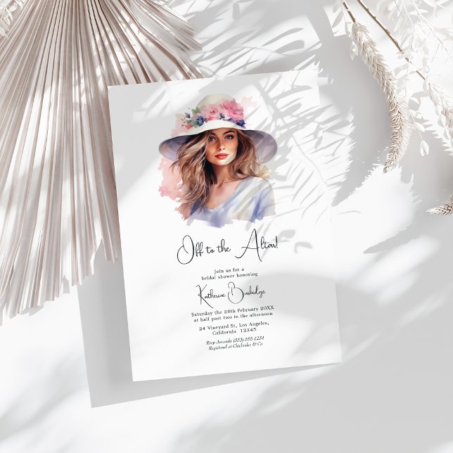 Derby-Inspired "Off to the Altar" Bridal Shower Invitation (Derby-Inspired "Off to the Altar" Bridal Shower Invitation)