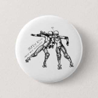 derby love pinback button