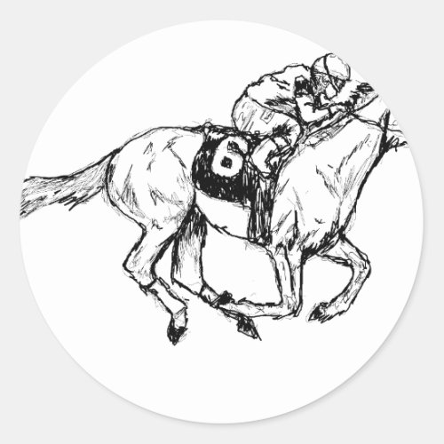 Derby Me Kentucky Classic Round Sticker