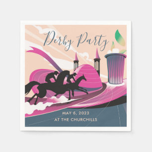 Derby Party Art Deco Napkins