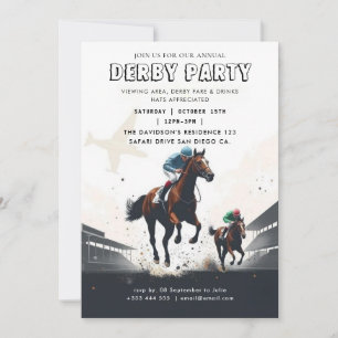 Derby Party Equestrian Invitation