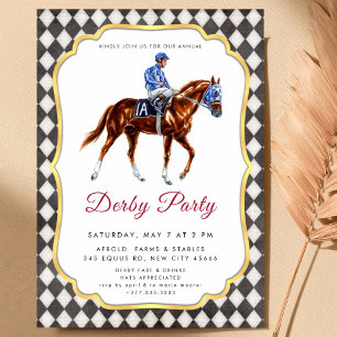 Derby Party Invitation