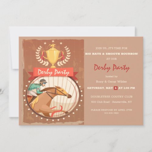 Derby Party Invitation