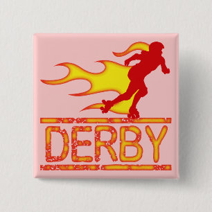 Derby Pinback Button