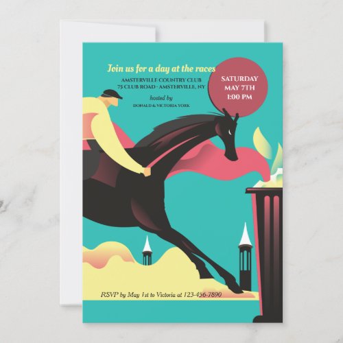 Derby Race Party Invitations