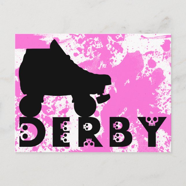 derby : skullphabet postcard (Front)
