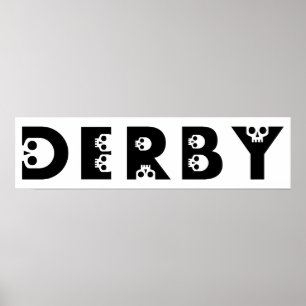 derby : skullphabet poster