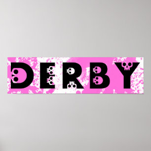 derby : skullphabet poster