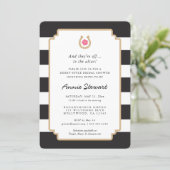 Derby Style Bridal Shower Invitation Horseshoe (Standing Front)