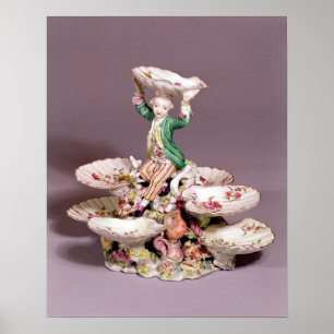 Derby table centrepiece, 1760-65 poster