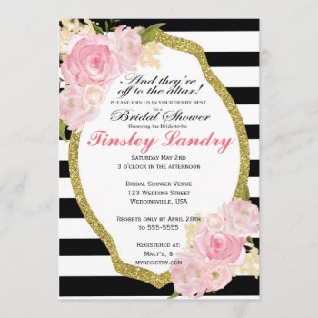 Derby Theme Bridal Shower Invitation by Classyyetsassy at Zazzle