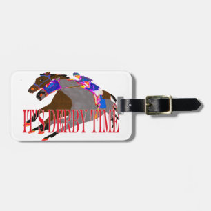 derby time 2016 Horse Racing Luggage Tag