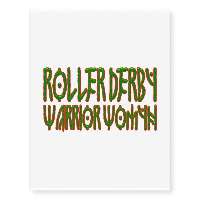 Derby Warrior tattoo (Front)