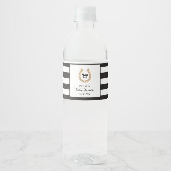 Derby Water Bottle Label For Baby Shower by DearHenryDesign at Zazzle
