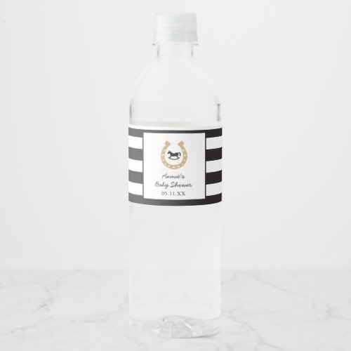 Derby Water Bottle Label for Baby Shower