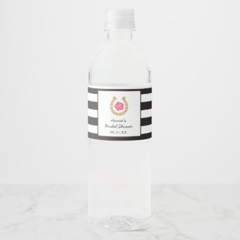 Derby Water Bottle Label For Bridal Shower by DearHenryDesign at Zazzle