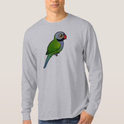 Birdorable Derbyan Parakeet Men's Basic Long Sleeve T-Shirt