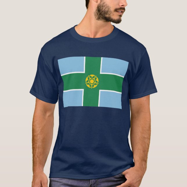 Derbyshire Flag T-Shirt (Front)