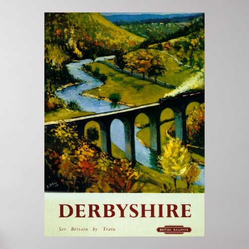 Derbyshire _ UK Poster