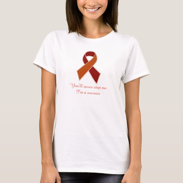 Dercum's Disease Awareness Ribbon T-shirt (Front)