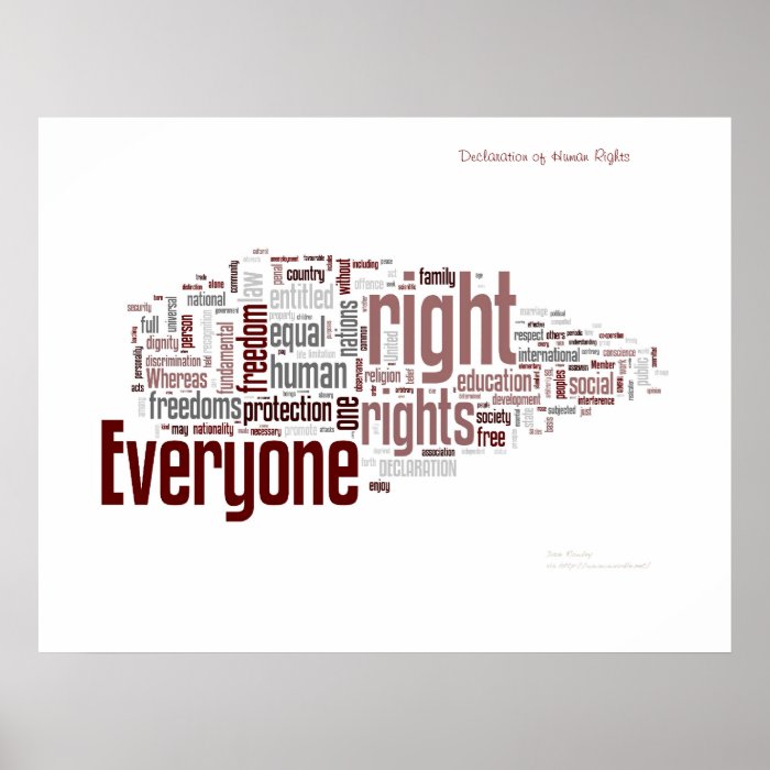 Derechos humanos posters de 