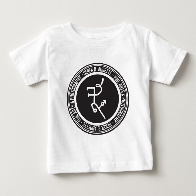 Derek R. Audette Logo Baby Raglan Baby T-Shirt (Front)