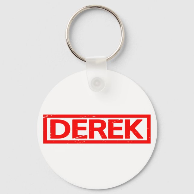 Derek Stamp Keychain (Front)