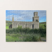 Derelict St Colmac Church Isle of Bute Scotland Jigsaw Puzzle