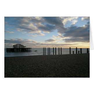 Derelict West Pier Brighton Cards