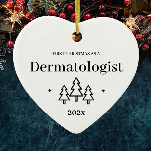 Dermatogist First Christmas Heart Ceramic Ornament