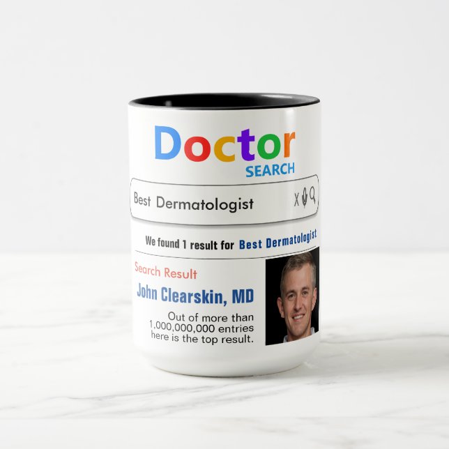 Dermatologist Funny Gift Mug (Center)