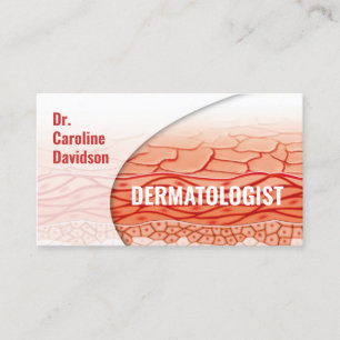 Dermatologist - Skin Layer Business Card
