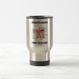 Dermatologists Know Their Skin (Anatomy) Travel Mug