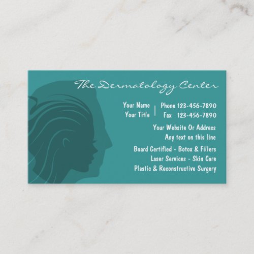 Dermatology Business Cards
