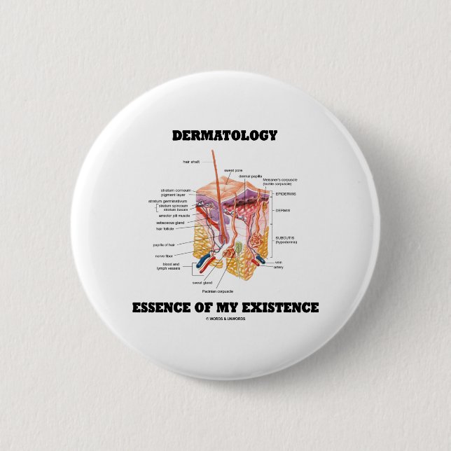 Dermatology Essence Of My Existence Pinback Button (Front)