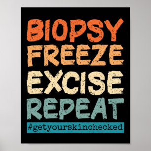 Dermatology Nurse Biopsy Freeze Excise Repeat  Poster
