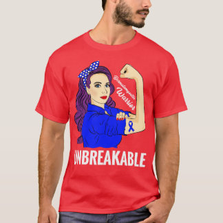 Dermatomyositis Awareness DM Warrior Unbreakable T-Shirt